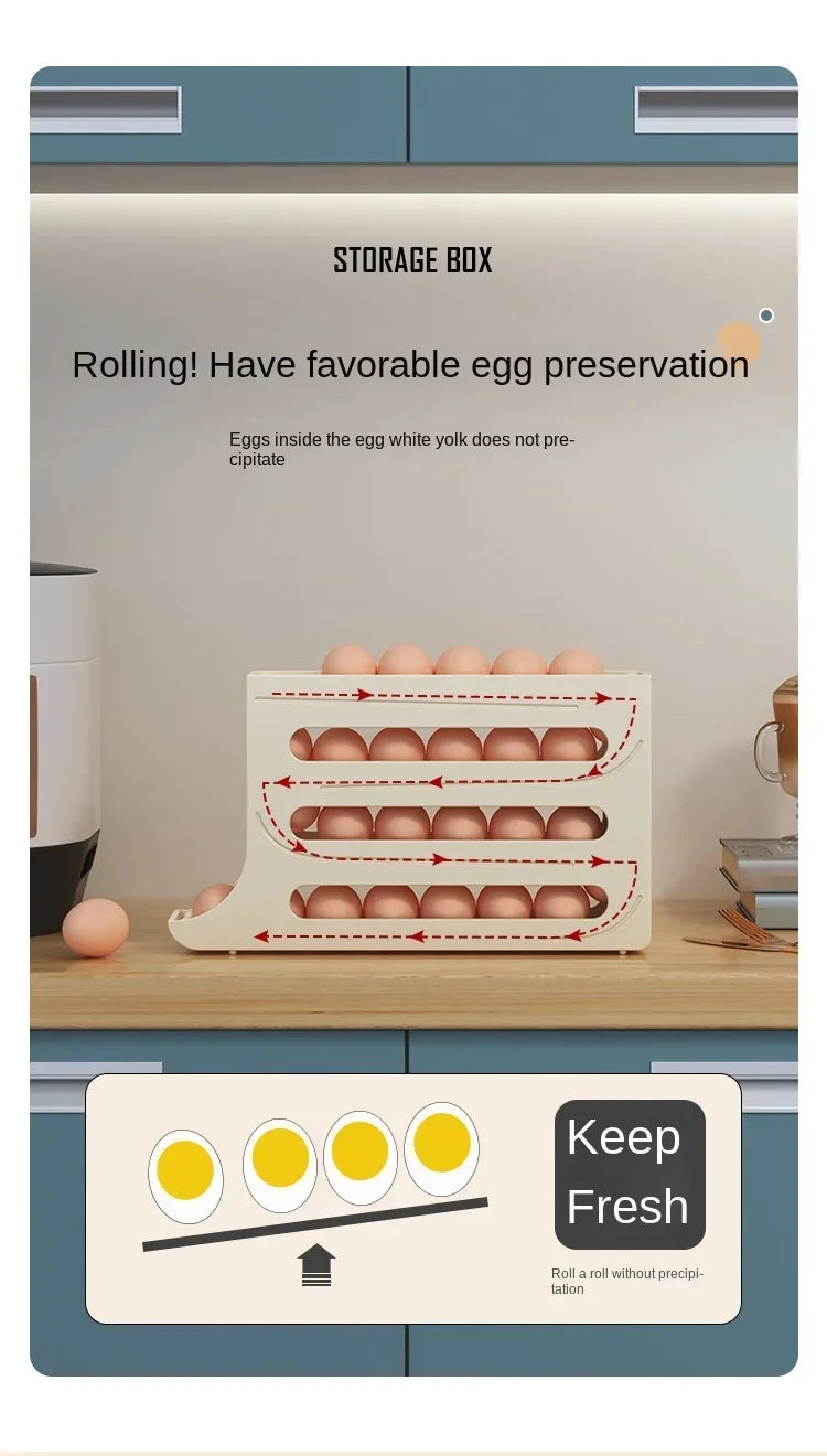 Refrigerator Egg Storage Box 4 Layers