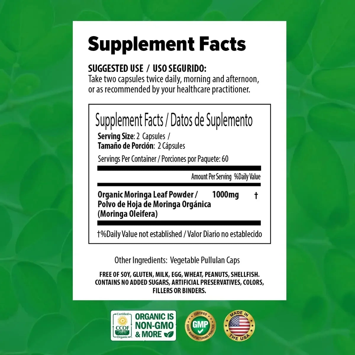 Moringa Superfood Capsules